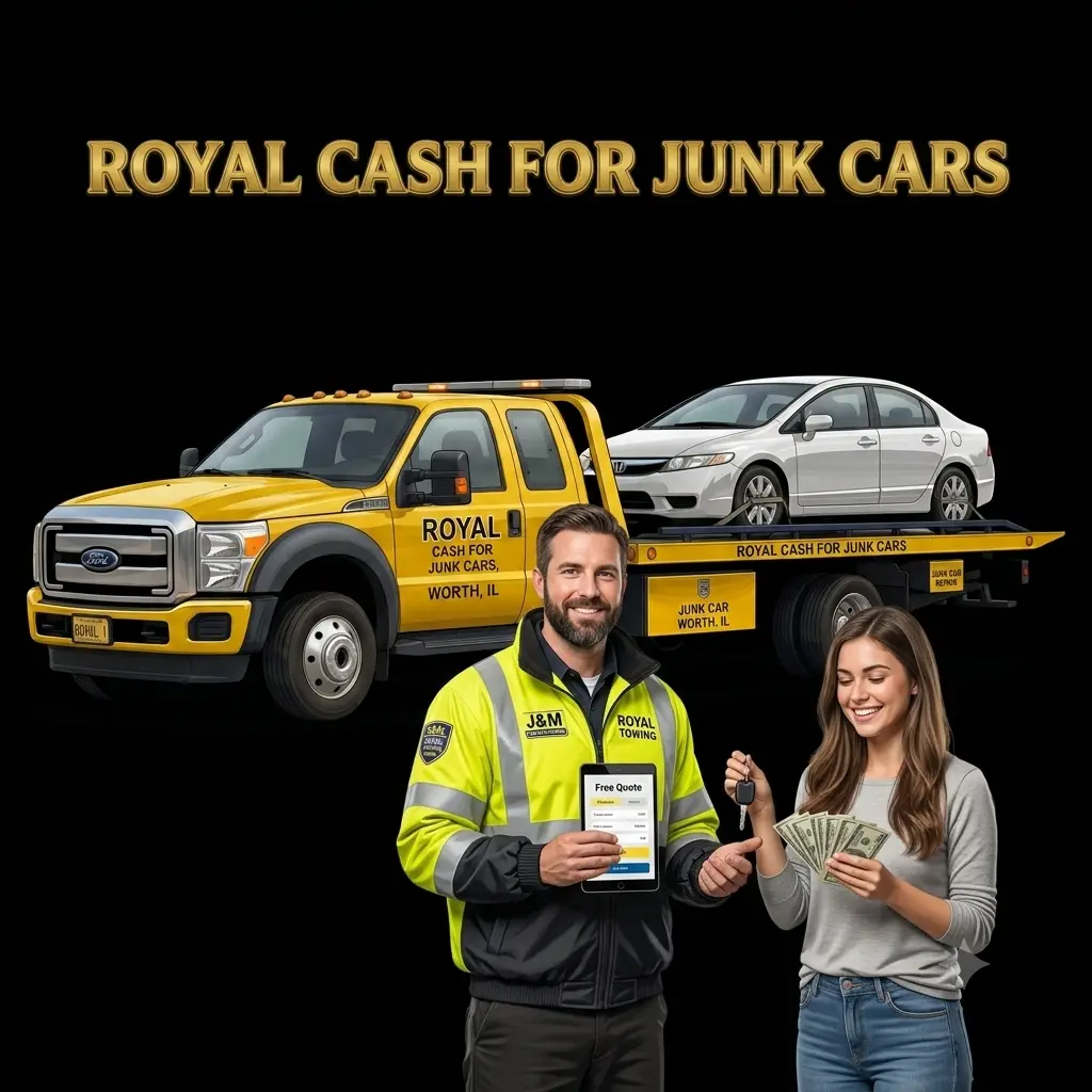 Cash for junk cars pickup and free junk car towing in Chicago