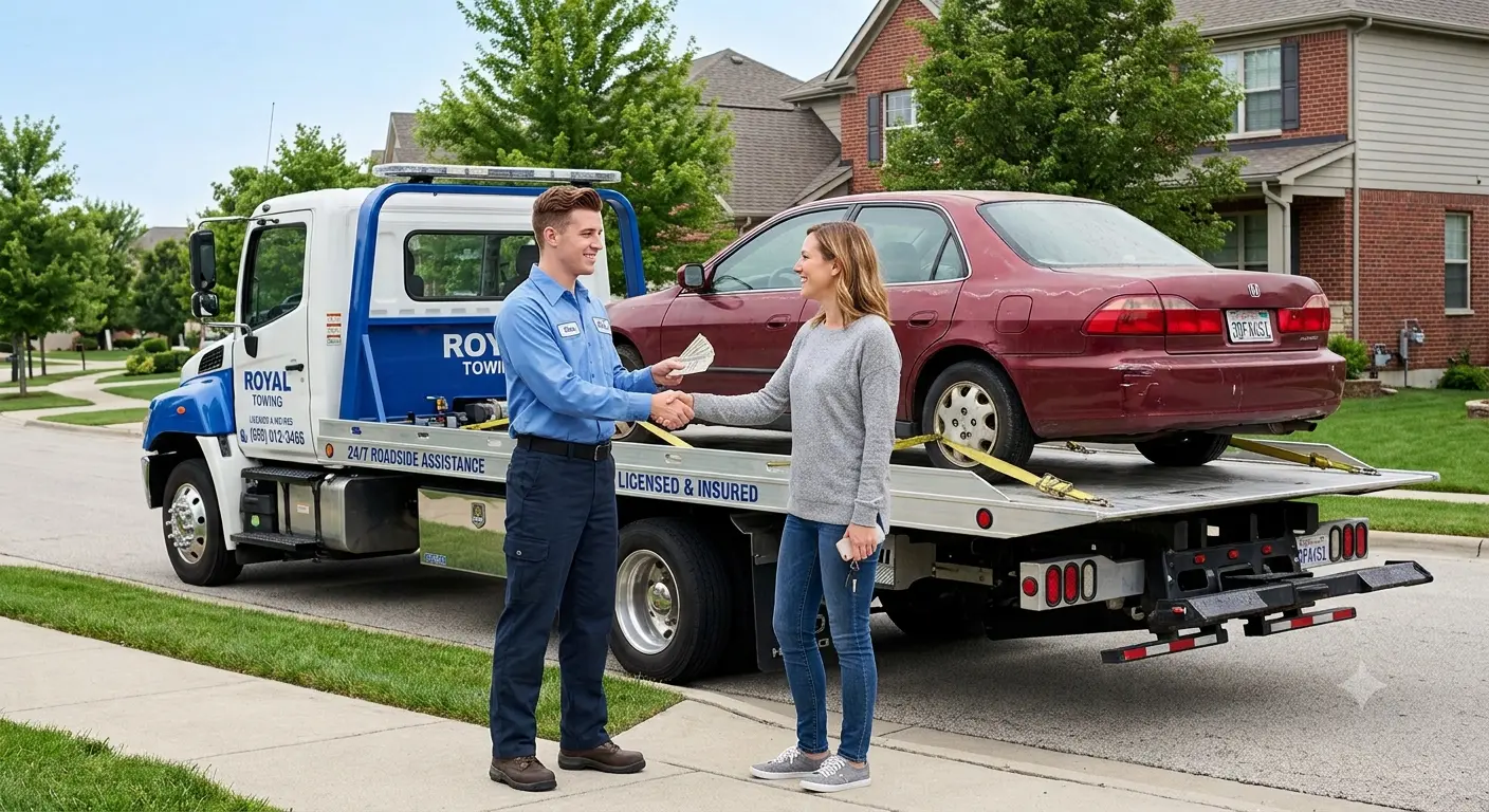 Chicago cash for junk cars buyer pickup and towing proof